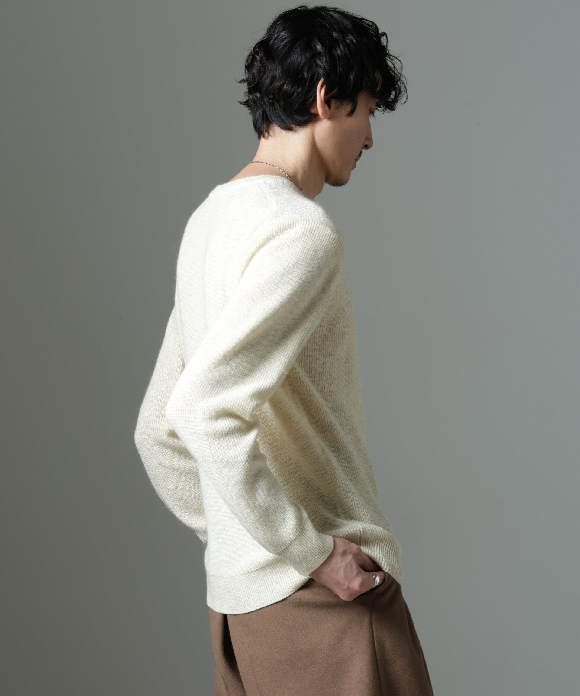 nano･universe「アンゴラミックス畔ニット」|ニット・セーター|