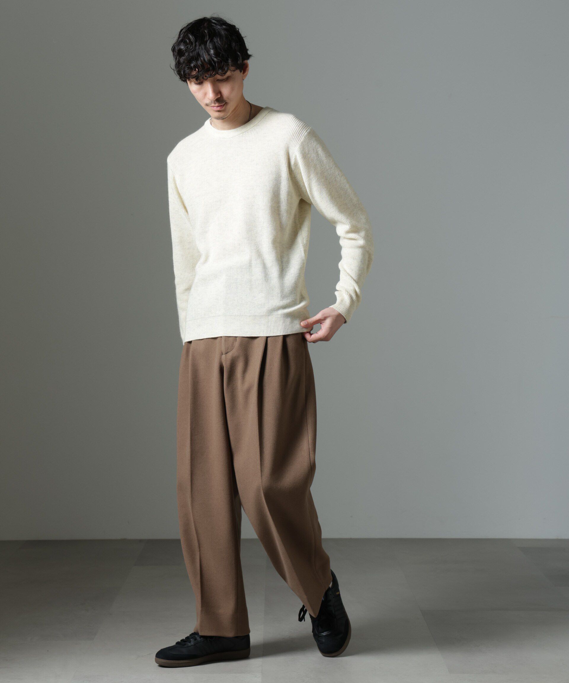 nano･universe「アンゴラミックス畔ニット」|ニット・セーター|