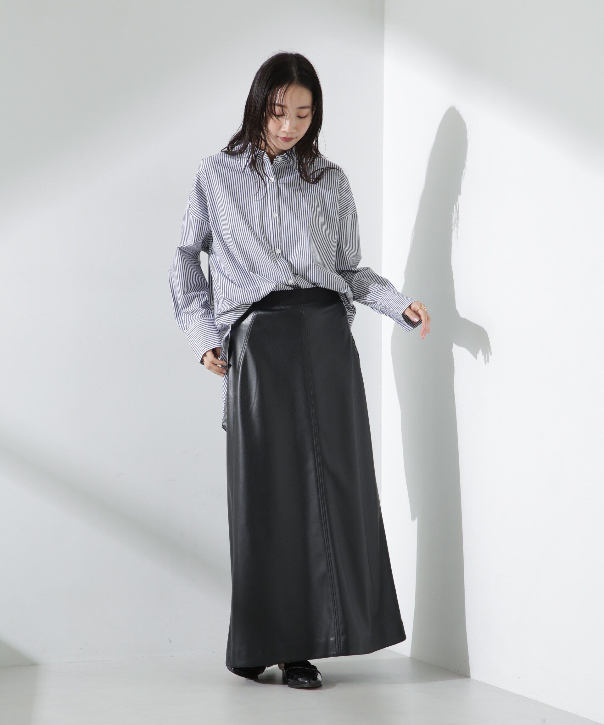 nano･universe「ブロードワイドシルエットシャツ」|シャツ・ブラウス|