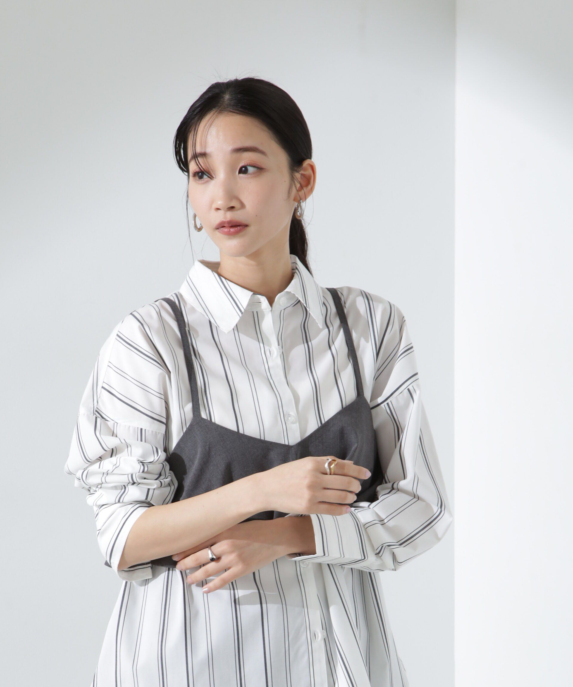 nano･universe「ブロードワイドシルエットシャツ」|シャツ・ブラウス|