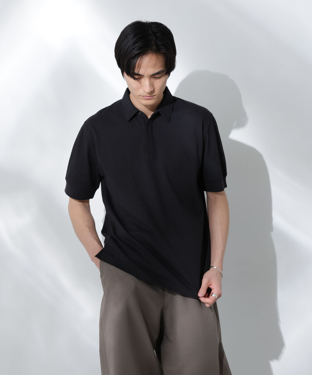 nano･universe「Anti Soaked(R)  汗染み防止 比翼ポロシャツ」|Tシャツ・カットソー|