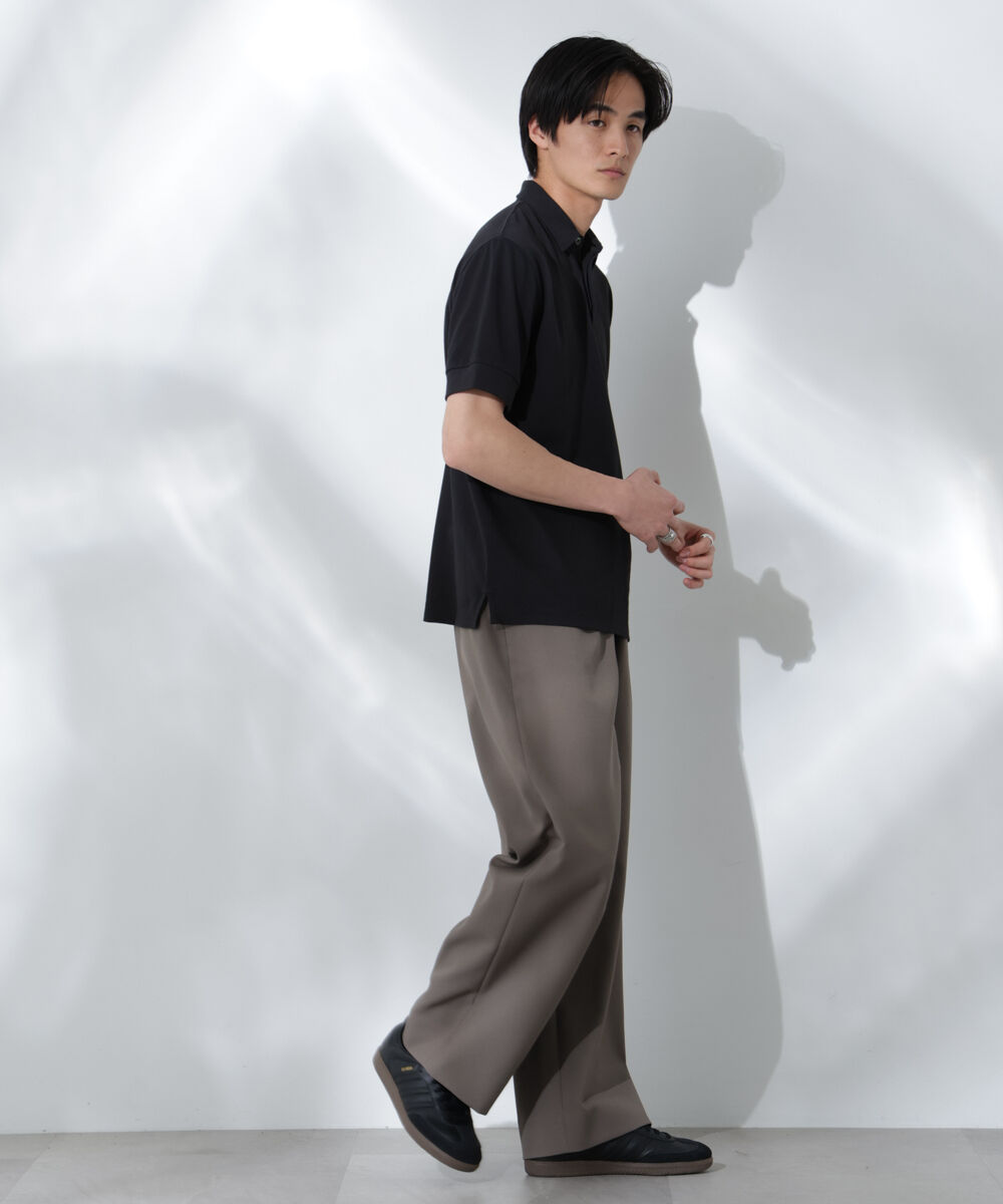 nano･universe「Anti Soaked(R)  汗染み防止 比翼ポロシャツ」|Tシャツ・カットソー|