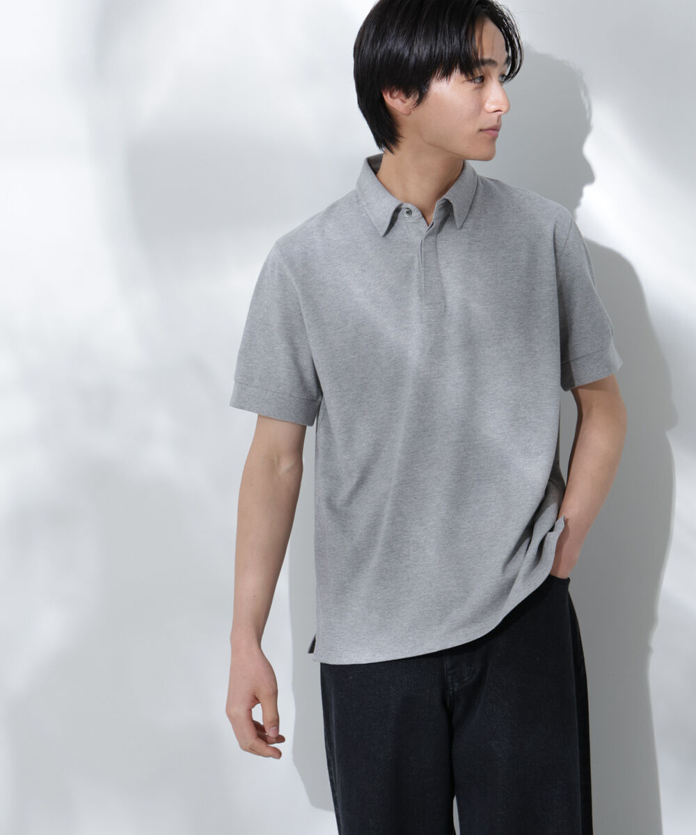 nano･universe「Anti Soaked(R)  汗染み防止 比翼ポロシャツ」|Tシャツ・カットソー|