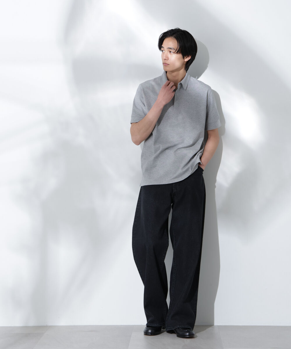 nano･universe「Anti Soaked(R)  汗染み防止 比翼ポロシャツ」|Tシャツ・カットソー|