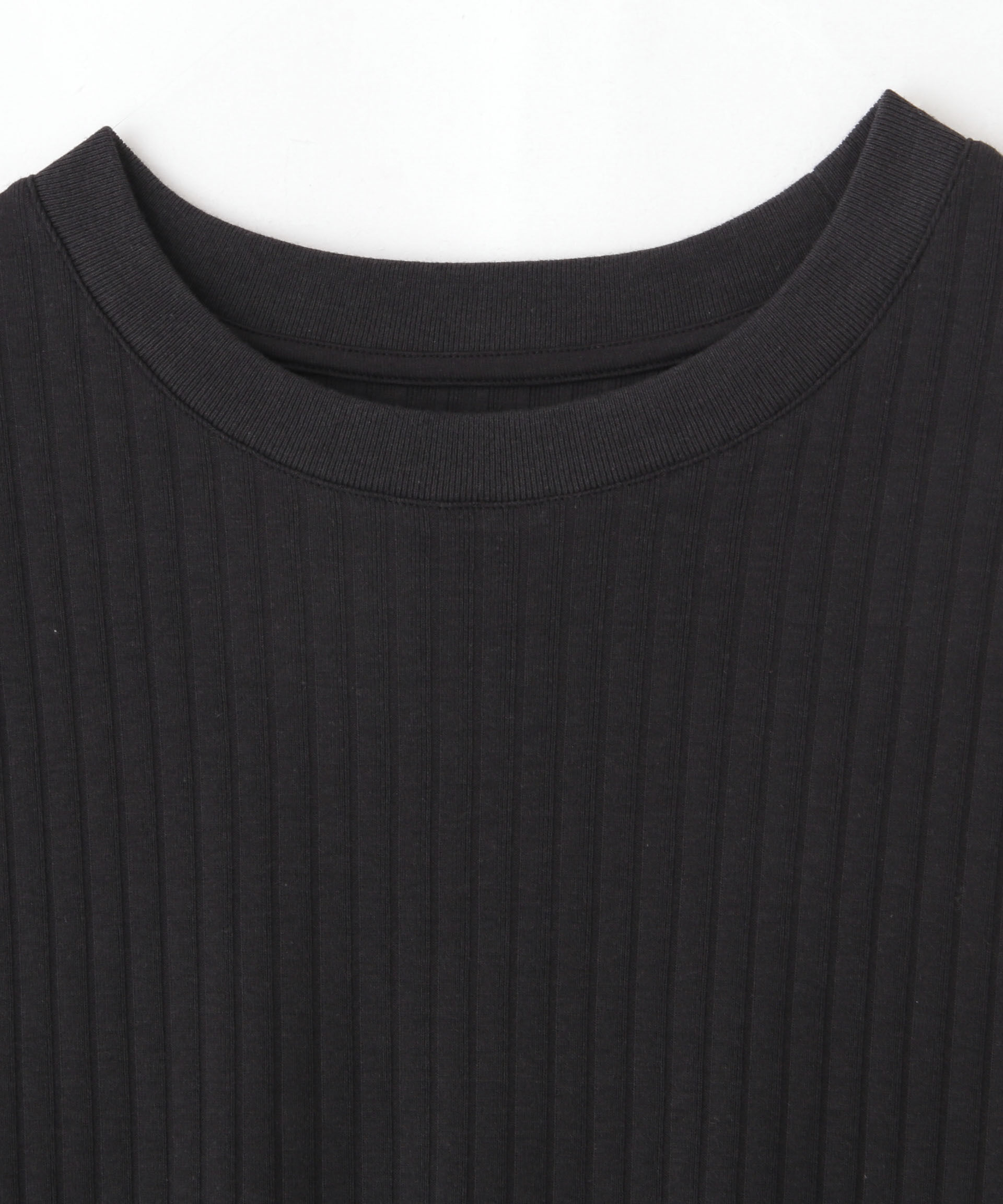 nano･universe「Anti Soaked(R) 汗染み防止リブノースリーブTシャツ（セットアップ可）」|Tシャツ・カットソー|