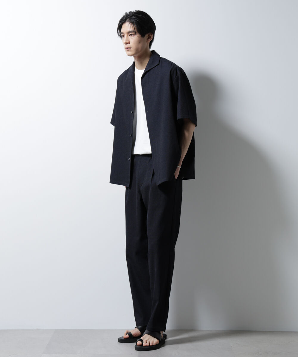 nano･universe「「MC」coveross(R)EOS ポリエステル リラックスワイドパンツ」|チノ|