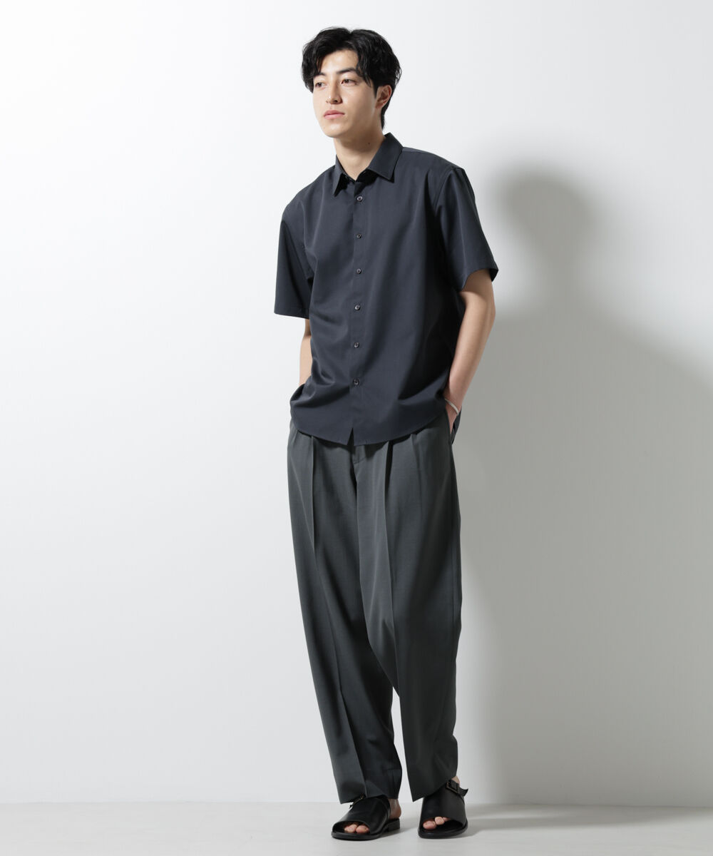 nano･universe「スタンダードレギュラーカラーシャツ/半袖」|シャツ・ブラウス|