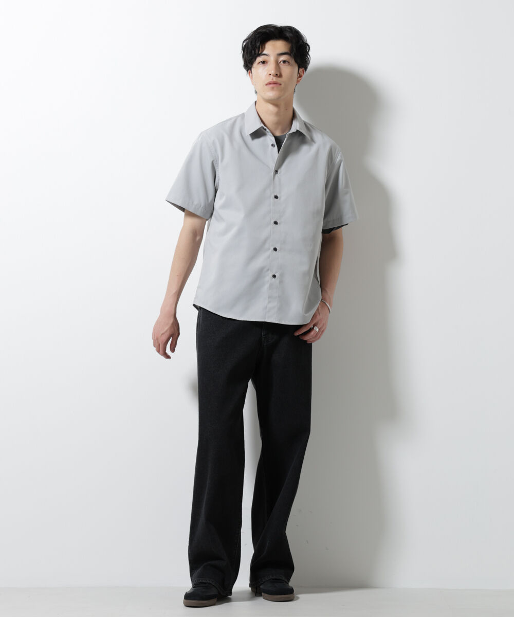 nano･universe「スタンダードレギュラーカラーシャツ/半袖」|シャツ・ブラウス|