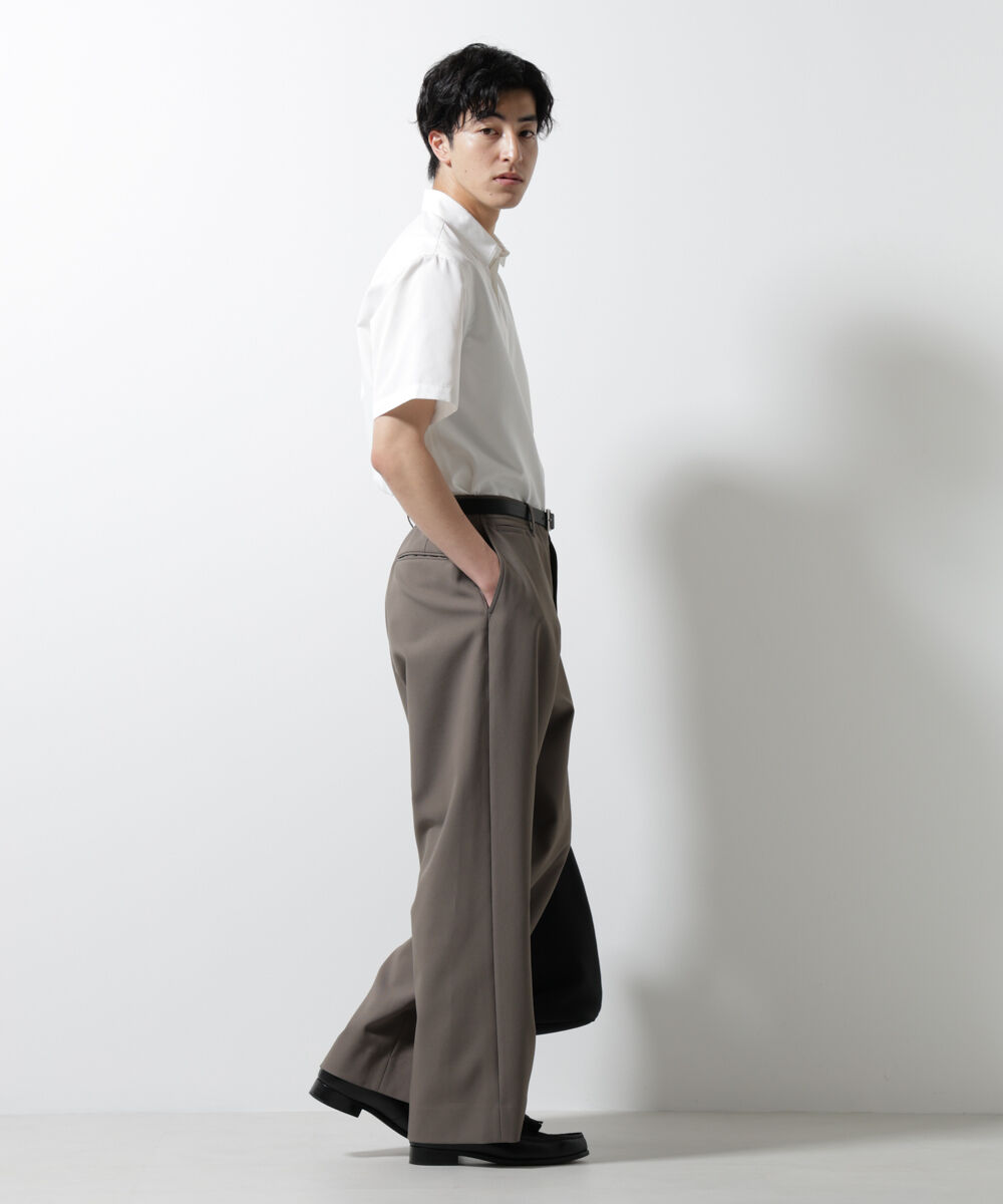 nano･universe「スタンダードレギュラーカラーシャツ/半袖」|シャツ・ブラウス|