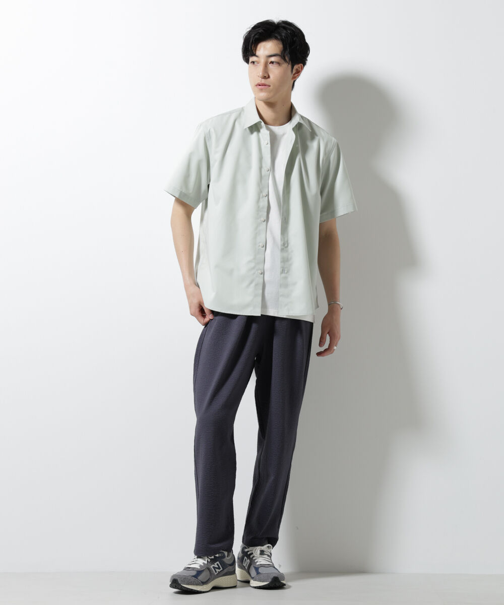 nano･universe「スタンダードレギュラーカラーシャツ/半袖」|シャツ・ブラウス|