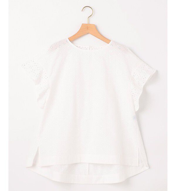 組曲「【洗える】エンブロイダリーレース チュニックブラウス」|シャツ・ブラウス|