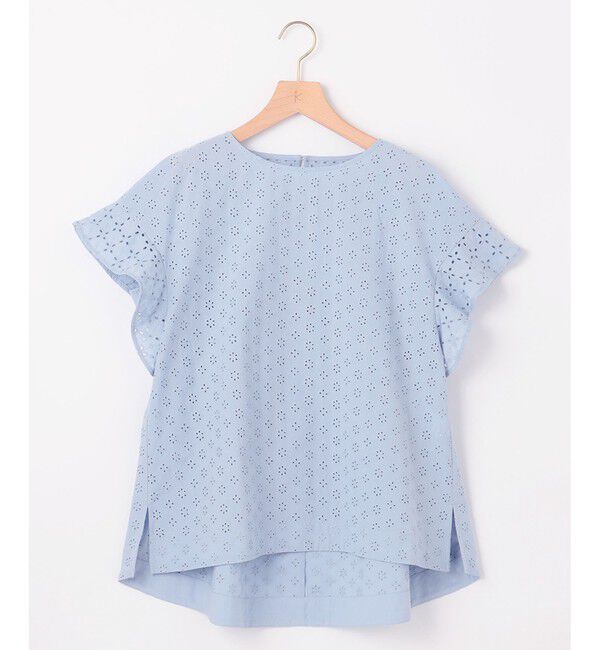 組曲「【洗える】エンブロイダリーレース チュニックブラウス」|シャツ・ブラウス|