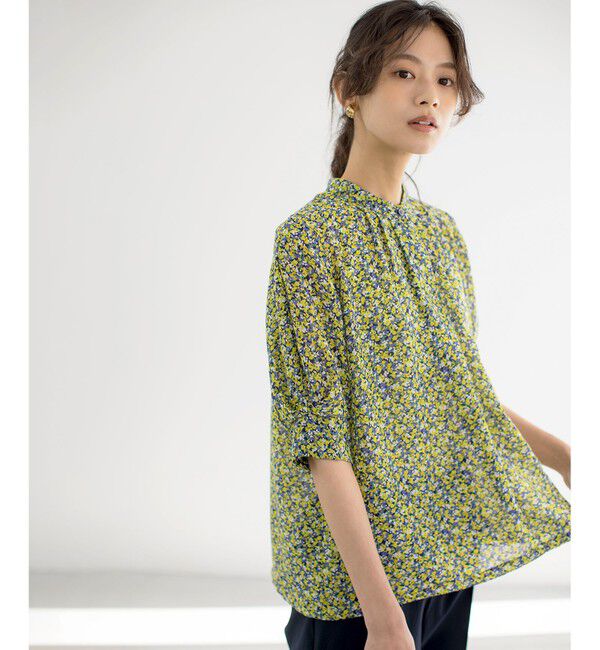 組曲「ミニフラワープリント ブラウス」|シャツ・ブラウス|