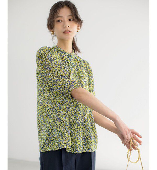組曲「ミニフラワープリント ブラウス」|シャツ・ブラウス|