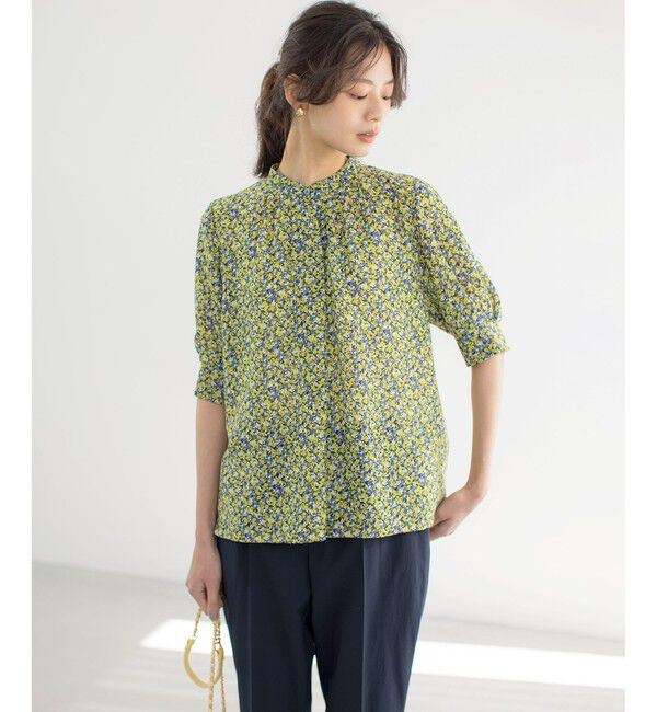 組曲「ミニフラワープリント ブラウス」|シャツ・ブラウス|
