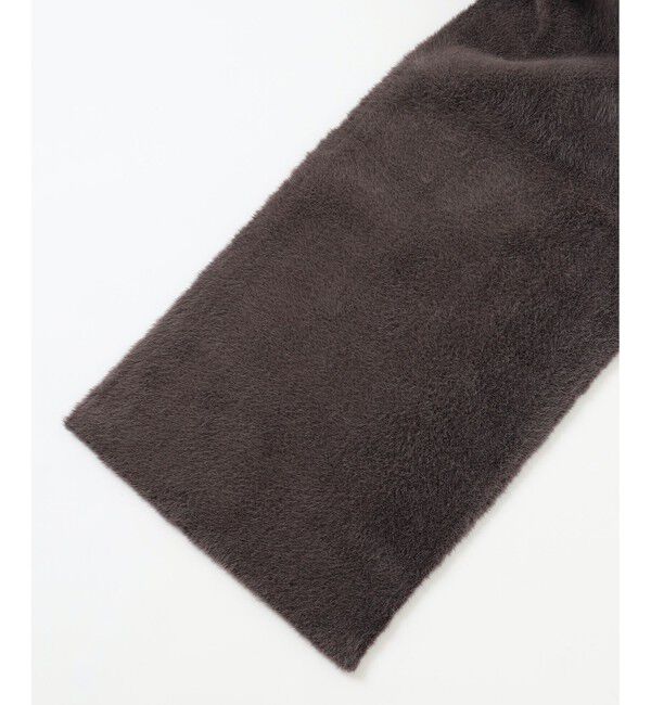 自由区「エコミンクフード付き ストール」|ストール|