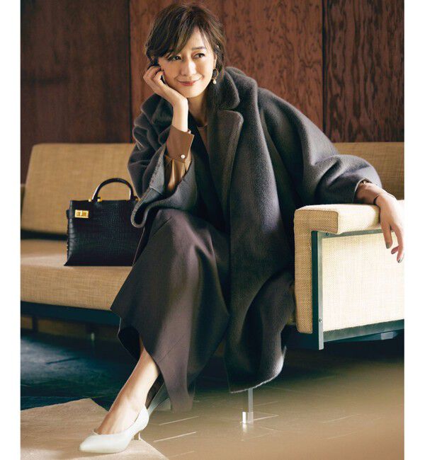 自由区「エコミンクフード付き ストール」|ストール|