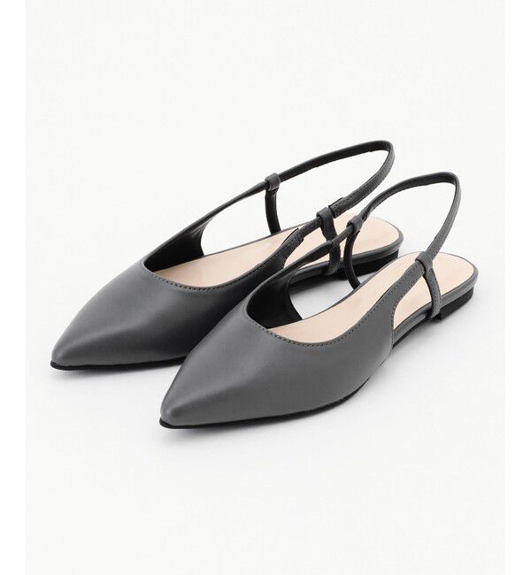 自由区「バックストラップ サンダル」|サンダル|グレー