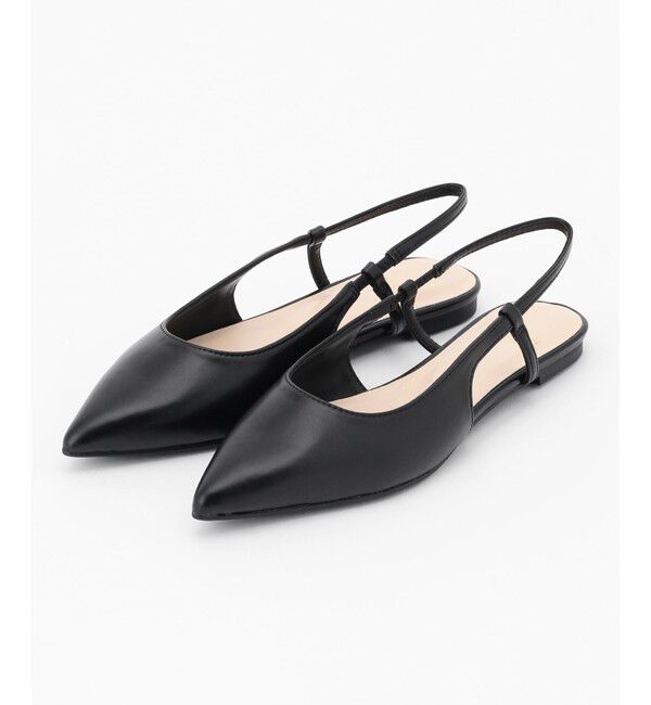 自由区「バックストラップ サンダル」|サンダル|ブラック