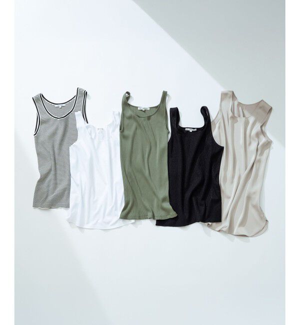 23区「【洗える】ヘルシーインナー タンクトップ」|Tシャツ・カットソー|