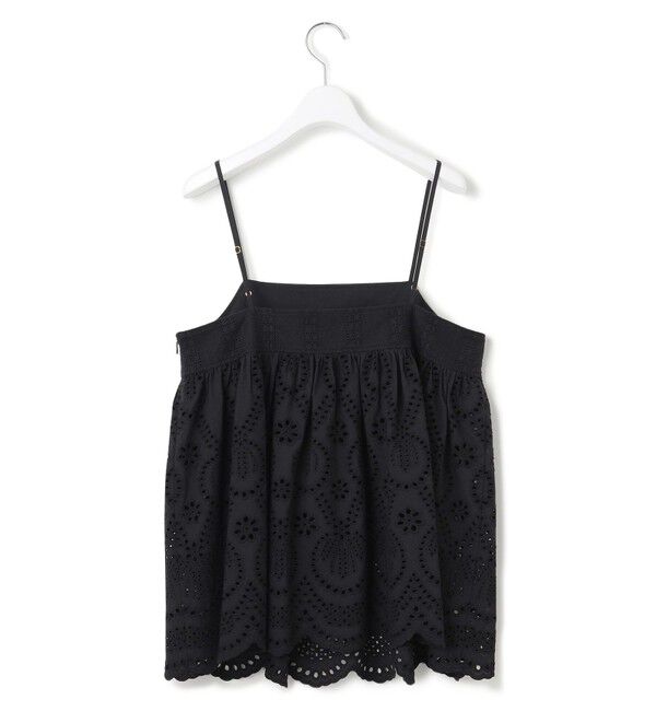 23区「【洗える】コットンエンブロイダリー キャミソール」|シャツ・ブラウス|