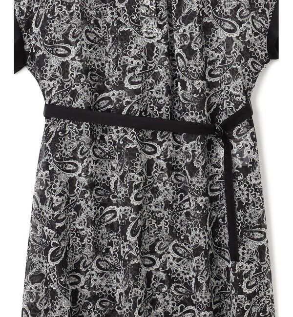 23区「【一部店舗限定/速乾性/洗える】モノトーンプリント ワンピース」|ワンピース|