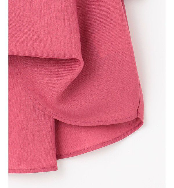 ANY SIS「【接触冷感・UVカット・速乾】スムージーポリエステル 2WAY ブラウス」|シャツ・ブラウス|