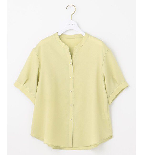 ANY SIS「【接触冷感・UVカット・速乾】スムージーポリエステル 2WAY ブラウス」|シャツ・ブラウス|