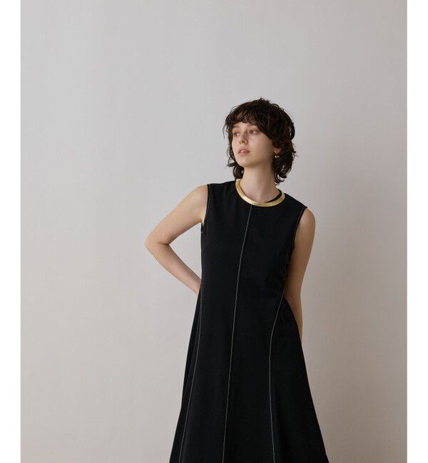 GRACE CONTINENTAL「ステッチカットワンピース」|ワンピース|