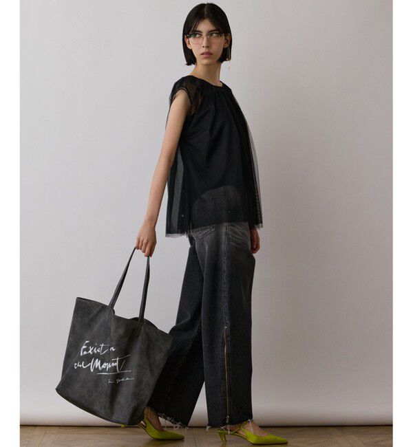 Diagram「ロゴレザートート」|トートバッグ|チャコール