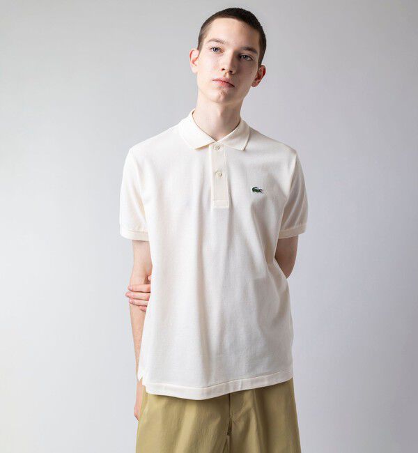 LACOSTE「『Ｌ.12.12』定番半袖ポロシャツ」|ポロシャツ|アイボリー