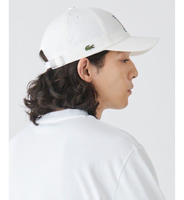 LACOSTE「コットンツイルLロゴキャップ」|キャップ・キャスケット|