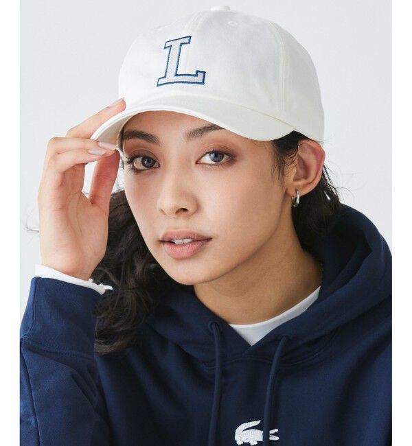 LACOSTE「コットンツイルLロゴキャップ」|キャップ・キャスケット|