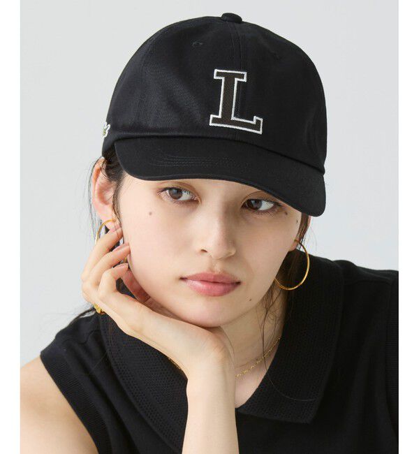 LACOSTE「コットンツイルLロゴキャップ」|キャップ・キャスケット|