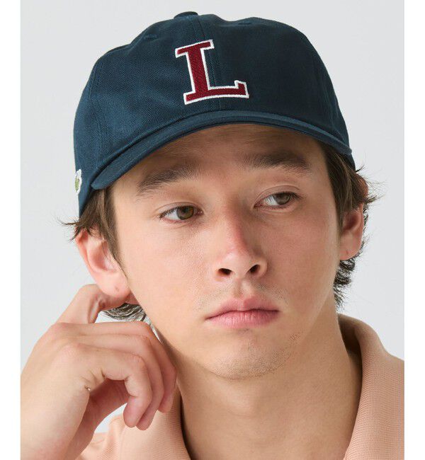 LACOSTE「コットンツイルLロゴキャップ」|キャップ・キャスケット|