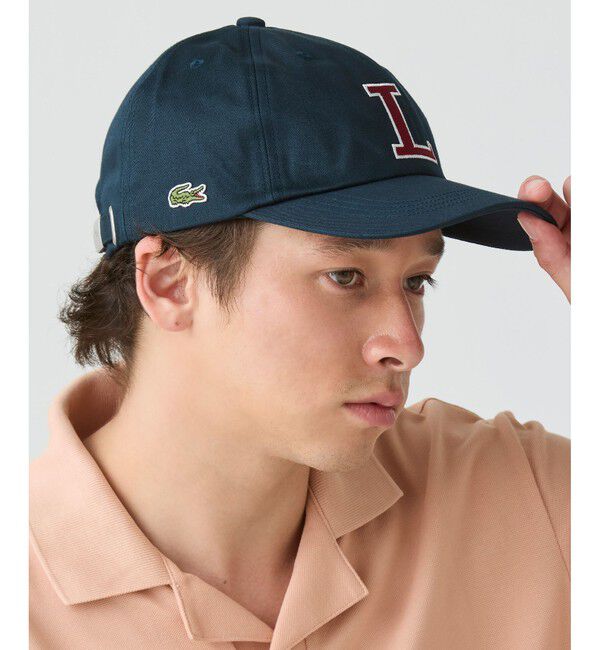 LACOSTE「コットンツイルLロゴキャップ」|キャップ・キャスケット|