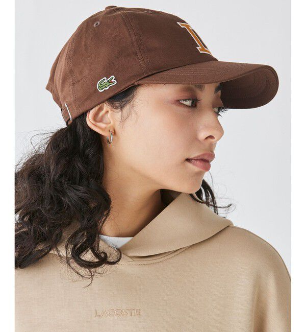 LACOSTE「コットンツイルLロゴキャップ」|キャップ・キャスケット|
