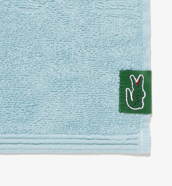 LACOSTE「ワントーンブランディングタオルハンカチ」|タオル|
