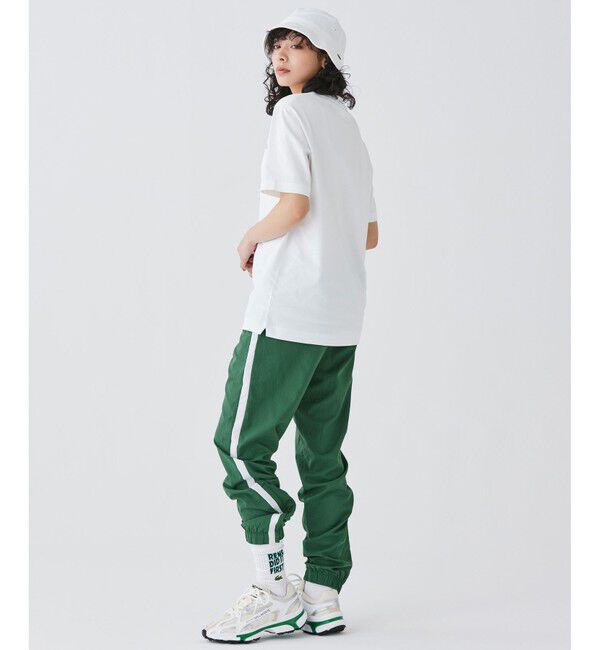 LACOSTE「アウトラインクロッククルーネック半袖Tシャツ」|Tシャツ・カットソー|