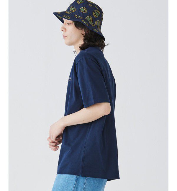 LACOSTE「アウトラインクロッククルーネック半袖Tシャツ」|Tシャツ・カットソー|