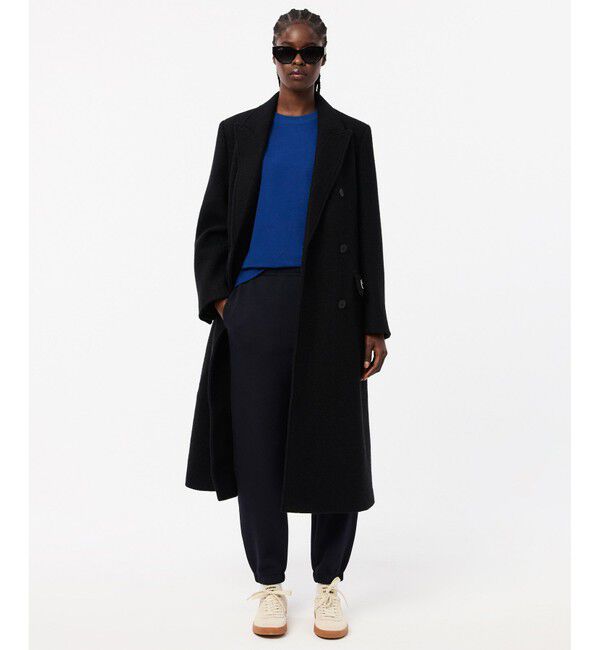 LACOSTE「シェニールワニロゴ オーバーサイズ半袖Tシャツ / ルーズフィットT」|Tシャツ・カットソー|