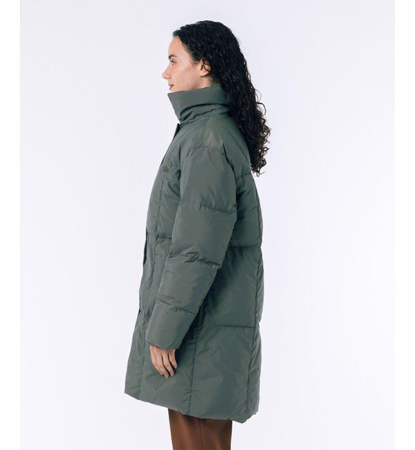 LACOSTE「パウダータッチ ダブルジップ ナイロンスタンドカラーダウンコート」|ダウン|