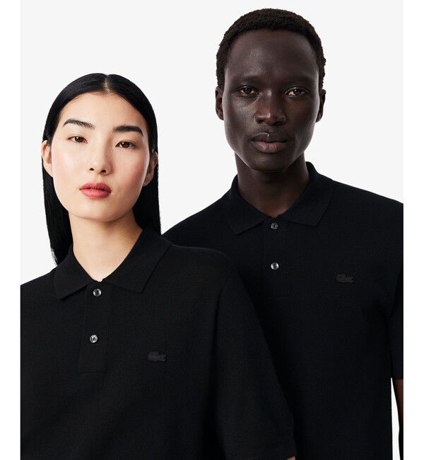 LACOSTE「メリノウール3Dニットポロシャツ」|ニット・セーター|