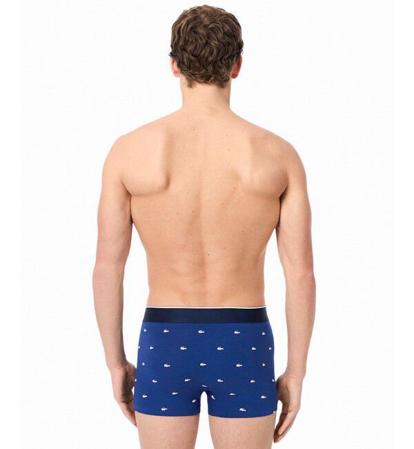 LACOSTE「３パックプリントストレッチコットントランクボクサーショーツ / ボクサーパンツ」|インナー|