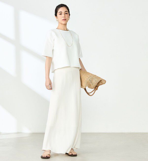 NOLLEY'S「《手洗い可能》ホールガーメントニットTシャツ」|ニット・セーター|