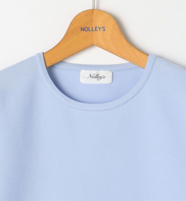 NOLLEY'S「《手洗い可能》ホールガーメントニットTシャツ」|ニット・セーター|