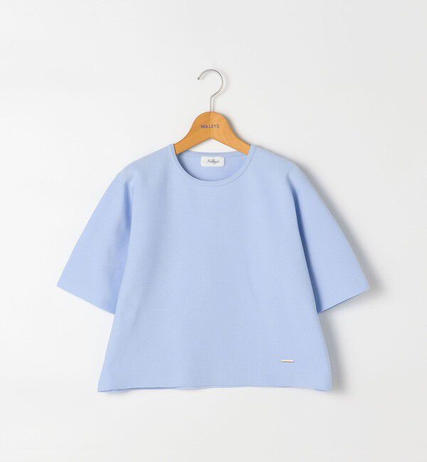 NOLLEY'S「《手洗い可能》ホールガーメントニットTシャツ」|ニット・セーター|