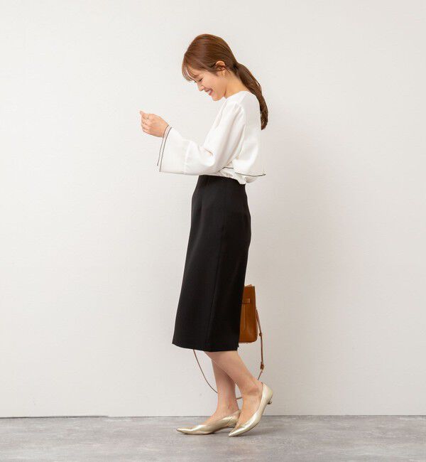 NOLLEY'S sophi「《セットアップ対応》ウォッシャブルツイルタイトスカート」|タイト|