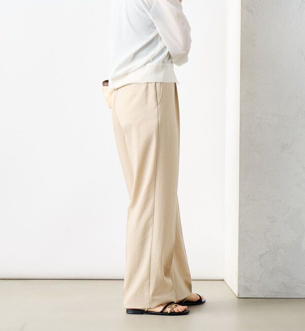 NOLLEY'S「【PR林☆別注カラーあり】ウォッシャブルツイルストレッチ愛されワイドパンツ」|その他|