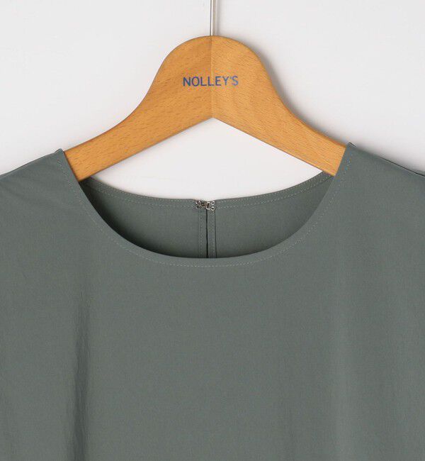 NOLLEY'S「撥水ストレッチタフタギャザーワンピース」|ワンピース|